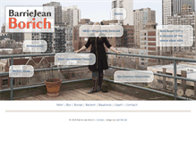 Tablet Screenshot of barriejeanborich.com